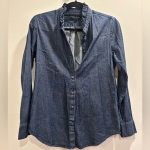 Banana Republic Dillon Long Sleeve Shirt Cotton Spandex